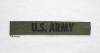 US army shop - Nášivka - U.S. Army • 60.léta • tištěná